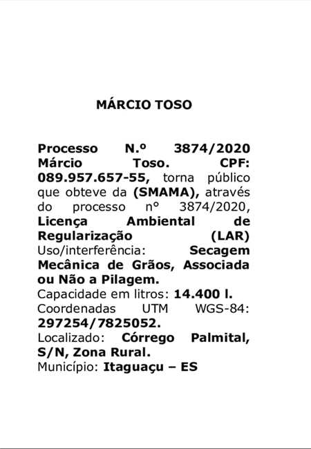 MÁRCIO TOSO